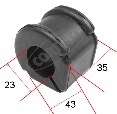 Mounting, stabiliser bar (80000133)