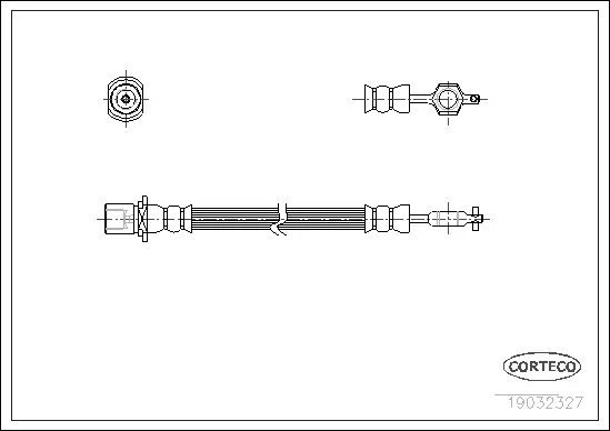 Brake Hose (19032327)