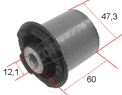 Mounting, control/trailing arm (21652926)