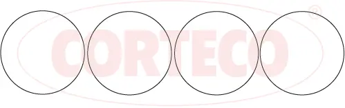 O-Ring Set, cylinder sleeve (020853H)