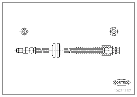 Brake Hose (19034667)