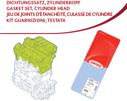 Gasket Kit, cylinder head (418074P)