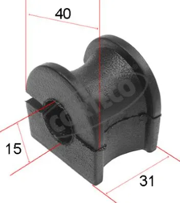 Mounting, stabiliser bar (80000462)
