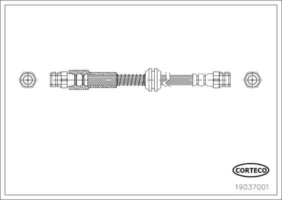 Brake Hose (19037001)