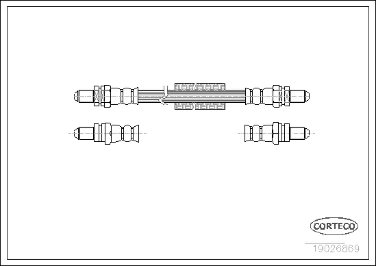 Brake Hose (19026869)