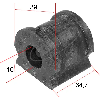 Mounting, stabiliser bar (80005440)