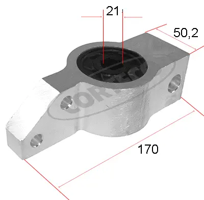 Mounting, control/trailing arm (80005075)
