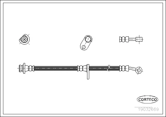 Brake Hose (19032669)