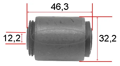 Mounting, control/trailing arm (21652451)
