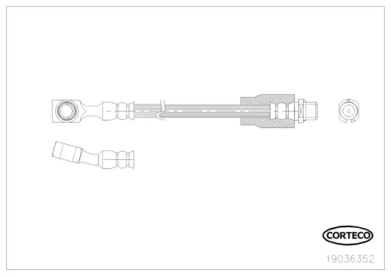Brake Hose (19036352)