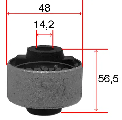 Mounting, control/trailing arm (80001540)