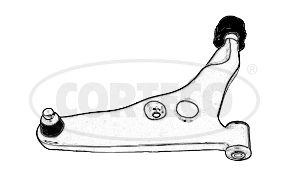 Control/Trailing Arm, wheel suspension (49398941)