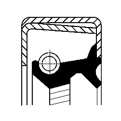Shaft Seal, manual transmission (12014316B)