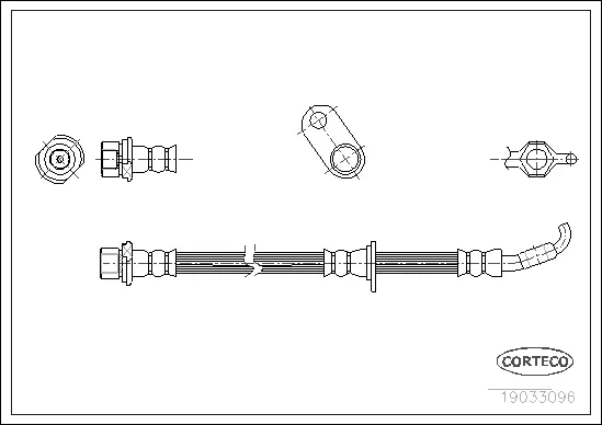 Brake Hose (19033096)