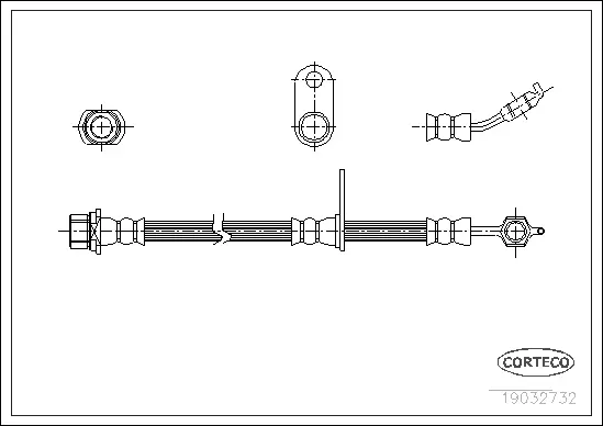 Brake Hose (19032732)