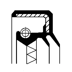 Shaft Seal, differential (01033845B)