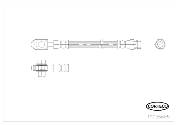 Brake Hose (19036665)