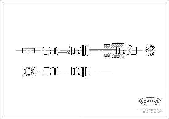 Brake Hose (19035304)