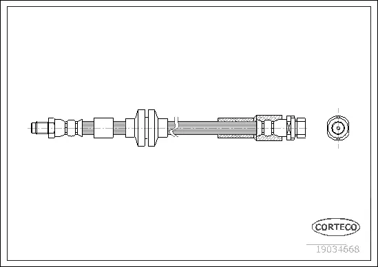 Brake Hose (19034668)