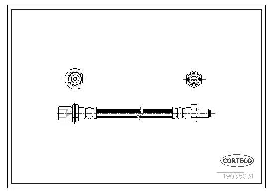 Brake Hose (19035031)