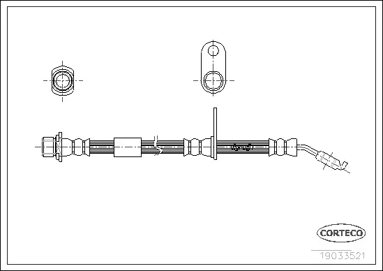 Brake Hose (19033521)