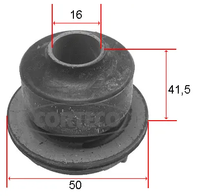 Mounting, control/trailing arm (80000109)