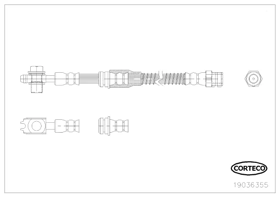 Brake Hose (19036355)