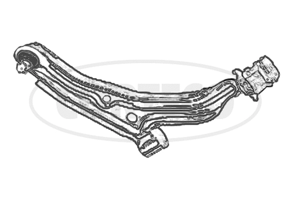Control/Trailing Arm, wheel suspension (49397484)