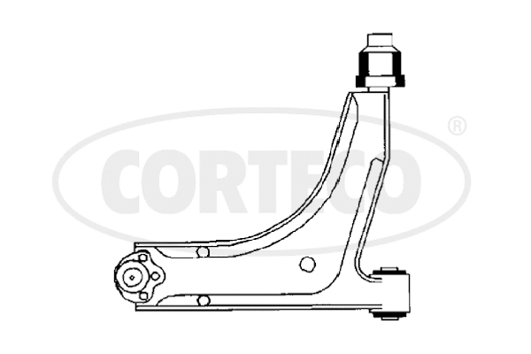 Control/Trailing Arm, wheel suspension (49400486)