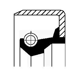 Shaft Seal, manual transmission (19015082B)