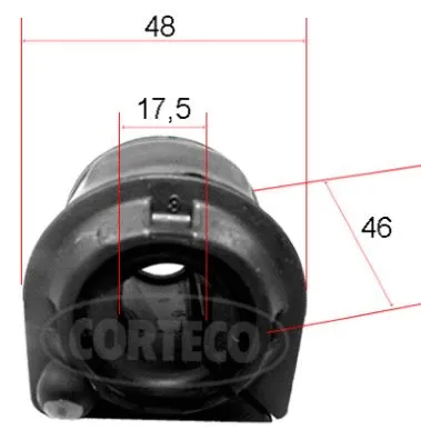 Mounting, stabiliser bar (49371888)