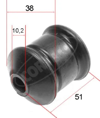 Mounting, control/trailing arm (80000469)