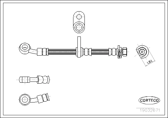 Brake Hose (19032671)