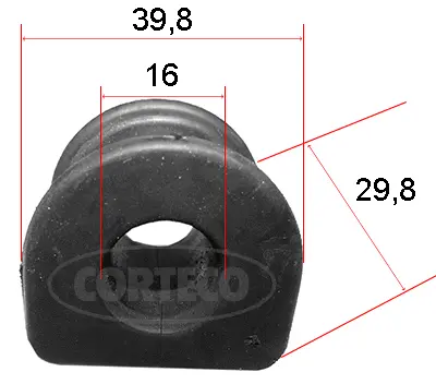 Mounting, stabiliser bar (49371838)