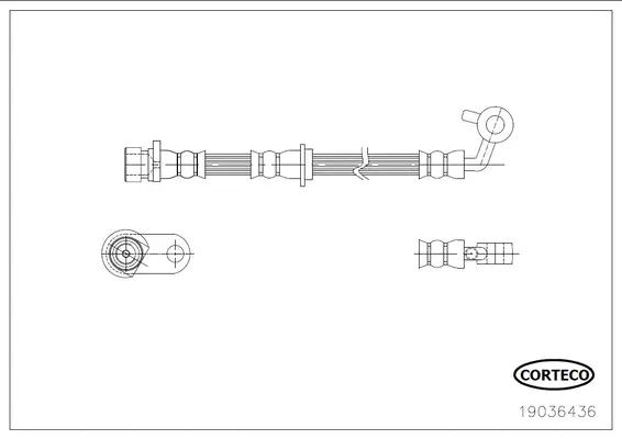 Brake Hose (19036436)