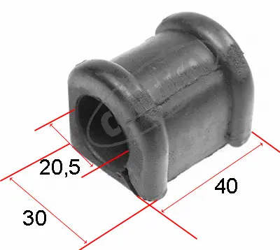 Mounting, stabiliser bar (21652521)