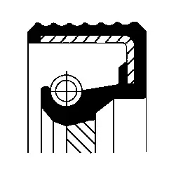 Shaft Seal, crankshaft (12014736B)