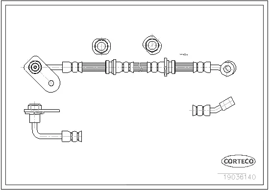 Brake Hose (19036140)