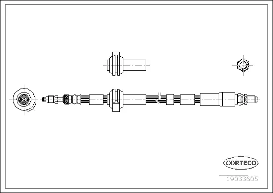 Brake Hose (19033605)