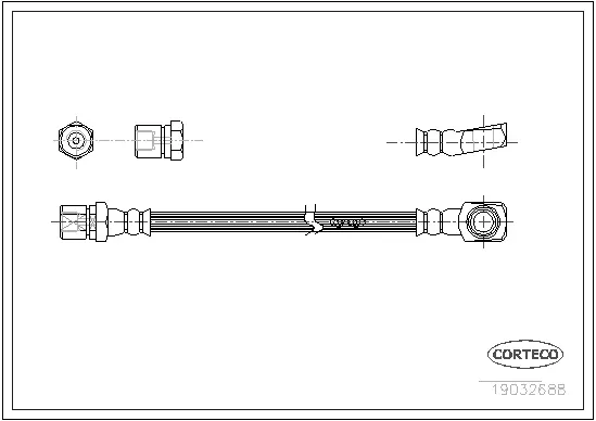 Brake Hose (19032688)