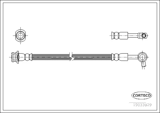 Brake Hose (19033029)