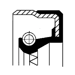 Shaft Seal, wheel hub (01033874B)