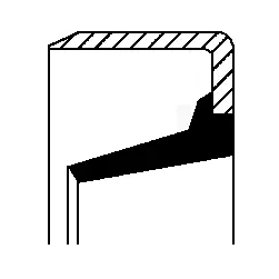 Shaft Seal, manual transmission (01020437B)