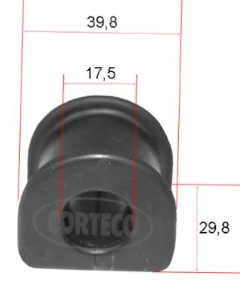 Mounting, stabiliser bar (49371775)