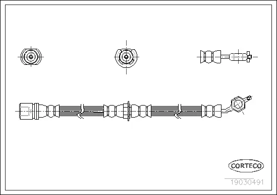 Brake Hose (19030491)