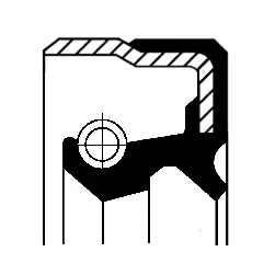 Shaft Seal, differential (01019887B)