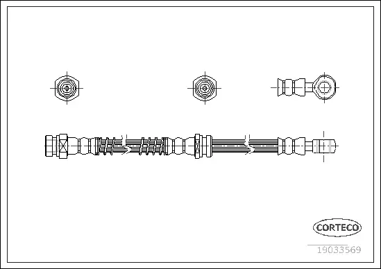 Brake Hose (19033569)