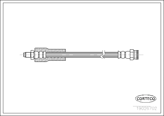 Brake Hose (19026702)
