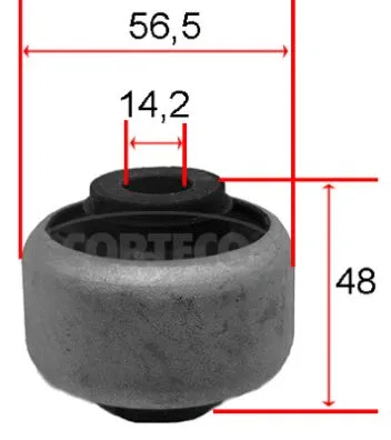 Mounting, control/trailing arm (80001541)