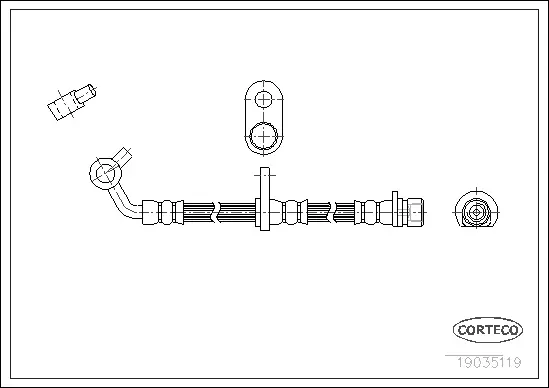 Brake Hose (19035119)